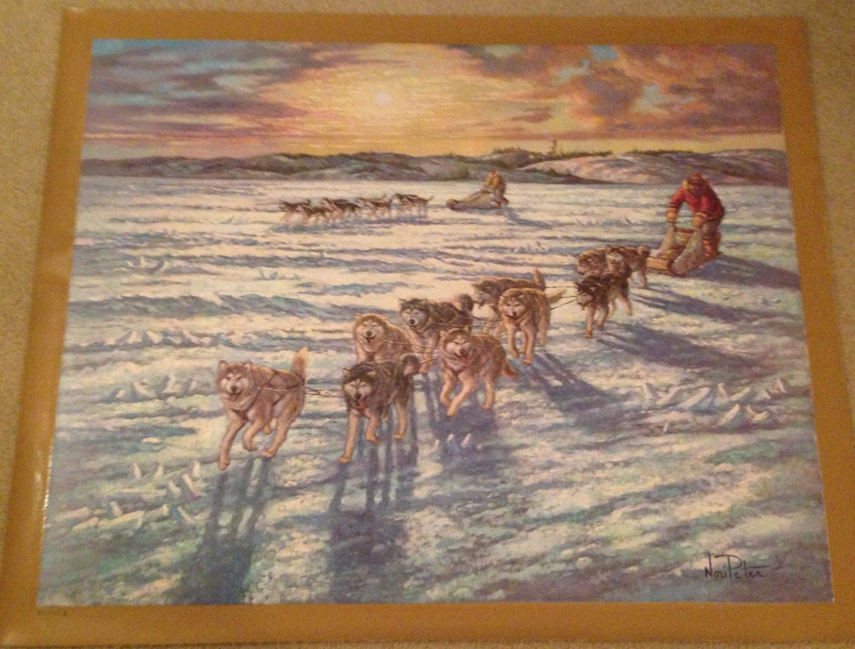 Nori Peter "THE TEAM" Authentic OIL Painting  Artagraph, Number 69 of 980 and Signed Limited Edition Canvas (29" X 24")