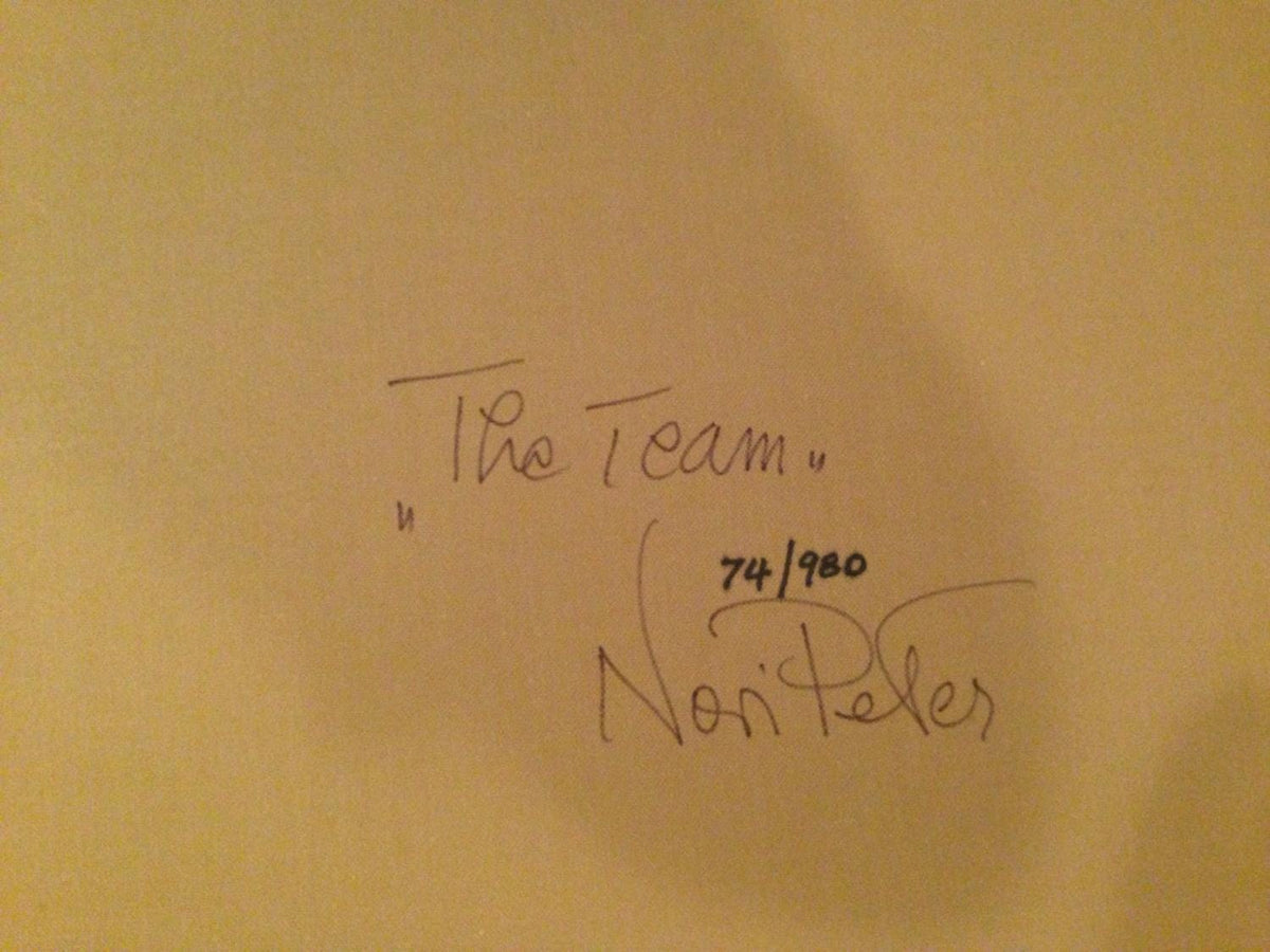 Nori Peter "THE TEAM" Authentic OIL Painting  Artagraph, Number 69 of 980 and Signed Limited Edition Canvas (29" X 24")